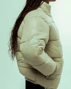 Grimey Abrigo Back At You Puffer - Cream | Fw23 Flash Sale