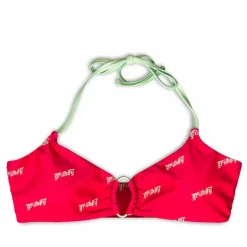 Grimey Banador Yanga Bikini Top Ss20 Red Clearance
