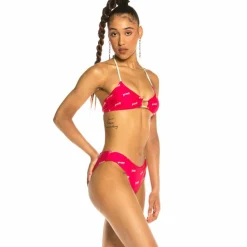 Grimey Banador Yanga Bikini Top Ss20 Red Clearance