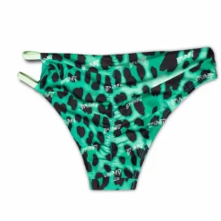 Grimey Banador Yanga Leopard Bikini Bottom Ss20 Green Outlet