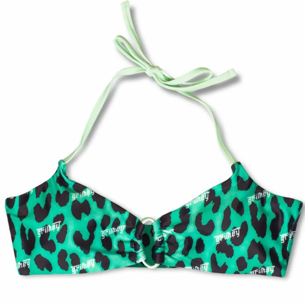 Grimey Banador Yanga Leopard Bikini Top Ss20 Green Store