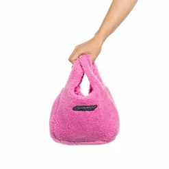 Grimey Bolso "Space Lady" Sherpa Handbag | Winter 21 - Pink Hot