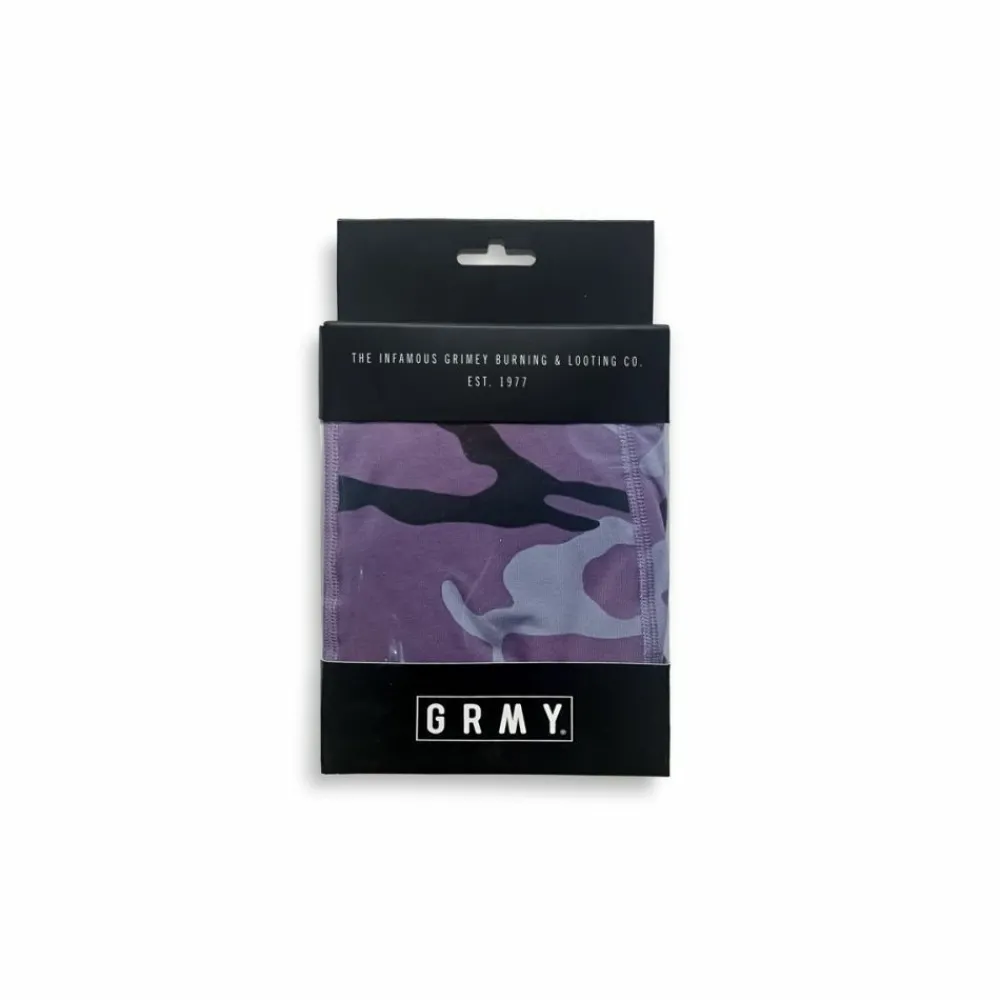 Grimey Boxers Tusker Temple All Over Print - Purple | Fw23 Sale