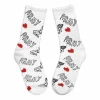 Grimey Calcetines Back At You - White | Fw23 Clearance