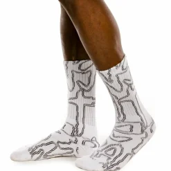 Grimey Calcetines "Strange Fruit" - White | Spring 21 Sale
