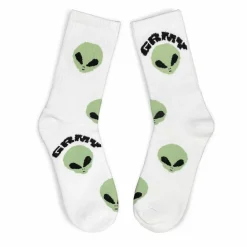 Grimey Calcetines Ufollow - White | Spring 23 Best Sale