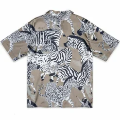 Grimey Camisa Animal Satin - Copper | Summer 23 Best Sale