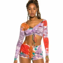 Grimey Camiseta Corta De Chica Liveution Ls - Tie Dye | Spring 21 Cheap
