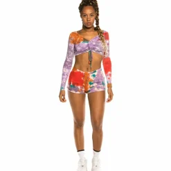 Grimey Camiseta Corta De Chica Liveution Ls - Tie Dye | Spring 21 Cheap
