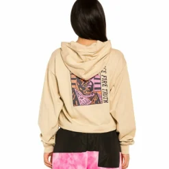 Grimey Camiseta De Chica "Space Lady" Ls Hodded - Sand | Winter 21 Hot