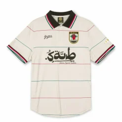 Grimey Camiseta De Futbol Nablus Stones - White | Fw23 Fashion