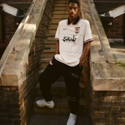 Grimey Camiseta De Futbol Nablus Stones - White | Fw23 Fashion