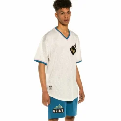 Grimey Camiseta De Mesh Trespass - White| Summer 22 Shop