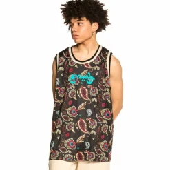 Grimey Camiseta De Tirantes "Hope Unseen" All Over Print Mesh - Black | Summer 21 Best
