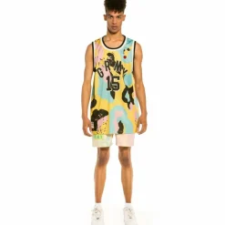 Grimey Camiseta De Tirantes Mesh "Trespass" All Over Print - Camo | Summer 22 Cheap