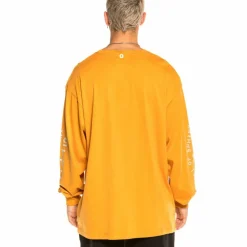 Grimey Camiseta Call Of Yore Long Sleeve Fw20 Brown Cheap