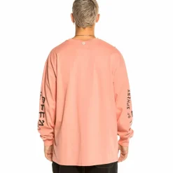Grimey Camiseta Call Of Yore Long Sleeve Fw20 Pink Outlet