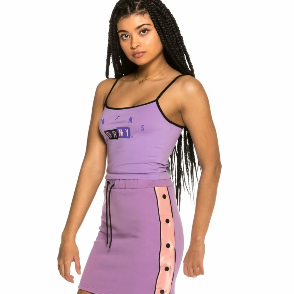 Grimey Camiseta Chica F.A.L.A. Girl Top Ss19 Purple Cheap