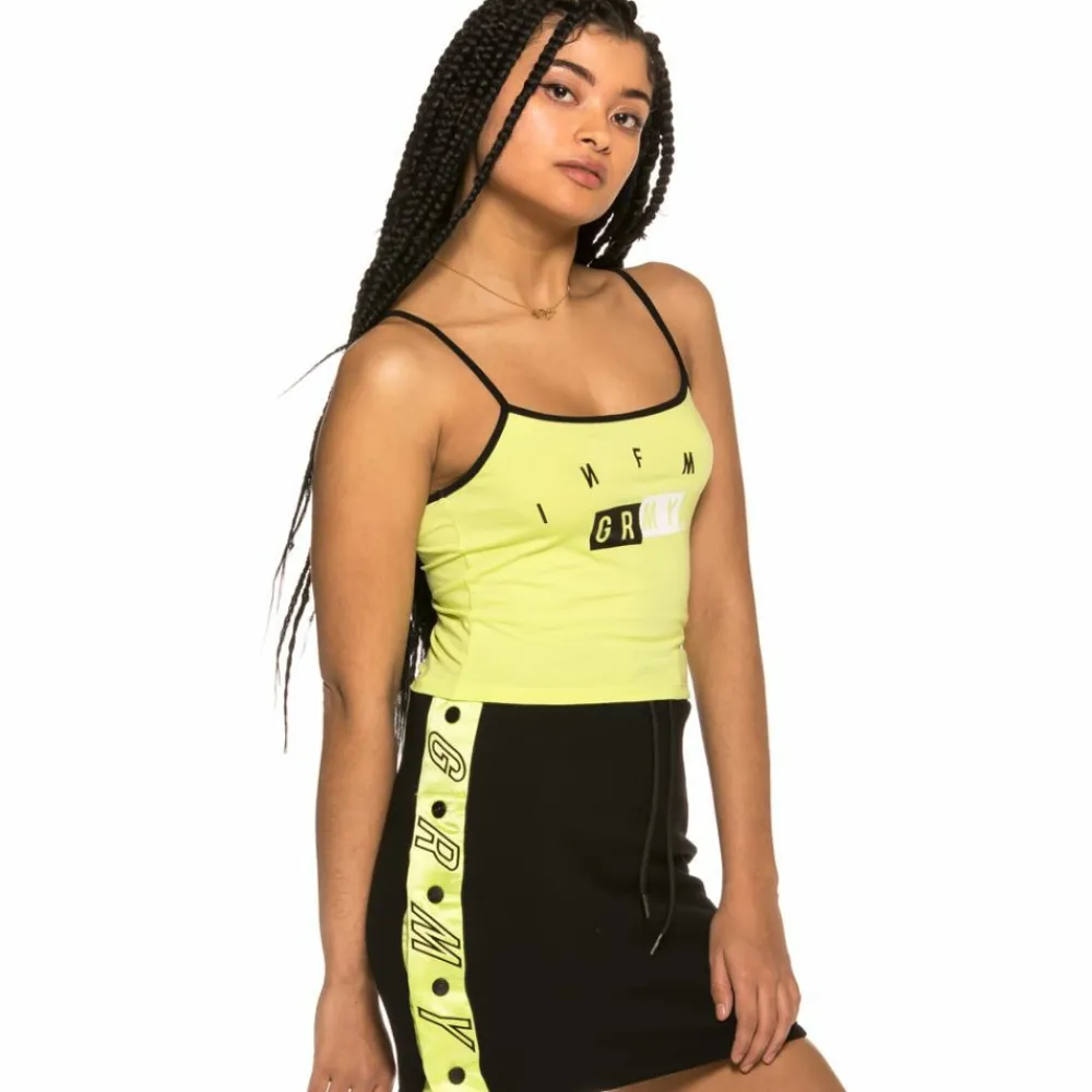 Grimey Camiseta Chica F.A.L.A. Girl Top Ss19 Lime Online