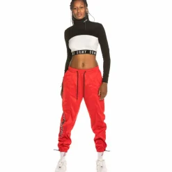 Grimey Camiseta Chica Sighting In Vostok Long Sleeve Crop Top Fw19 Black Flash Sale