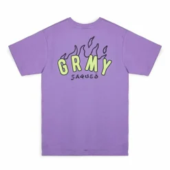 Grimey Camiseta Cloven Tongues Saqueo Regular - Violet | Summer 23 Flash Sale