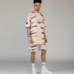 Grimey Camiseta Cloven Tongues All Over Print Oversized - Cream | Summer 23 New