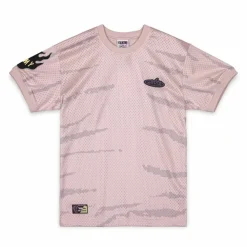 Grimey Camiseta Cloven Tongues All Over Print Mesh - Cream | Summer 23 Sale
