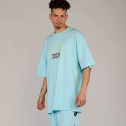 Grimey Camiseta Cloven Tongues Oversized - Blue | Summer 23 Hot