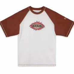 Grimey Camiseta Fire Route Bicolor - White | Spring 23 Clearance