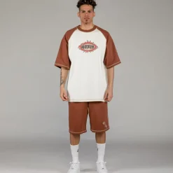Grimey Camiseta Fire Route Bicolor - White | Spring 23 Clearance