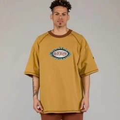 Grimey Camiseta Fire Route Oversized - Brown | Spring 23 Sale