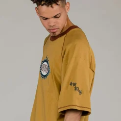 Grimey Camiseta Fire Route Oversized - Brown | Spring 23 Sale