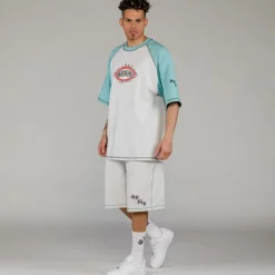 Grimey Camiseta Fire Route Bicolor Oversized - Blue | Spring 23 Shop