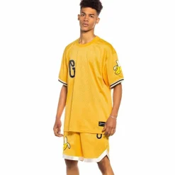 Grimey Camiseta "Jungle Punch" Mesh - Yellow | Spring 22 Store