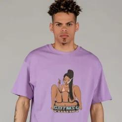 Grimey Camiseta La Mujer - Lila | Primavera 23 Store