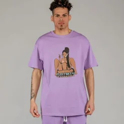 Grimey Camiseta La Mujer - Lila | Primavera 23 Store