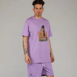 Grimey Camiseta La Mujer - Lila | Primavera 23 Store