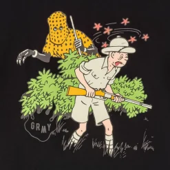 Grimey Camiseta Les Colonies Regular - Black | Fw23 Fashion