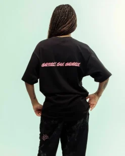 Grimey Camiseta Melted Stone Oversized - Black | Fw23 Cheap