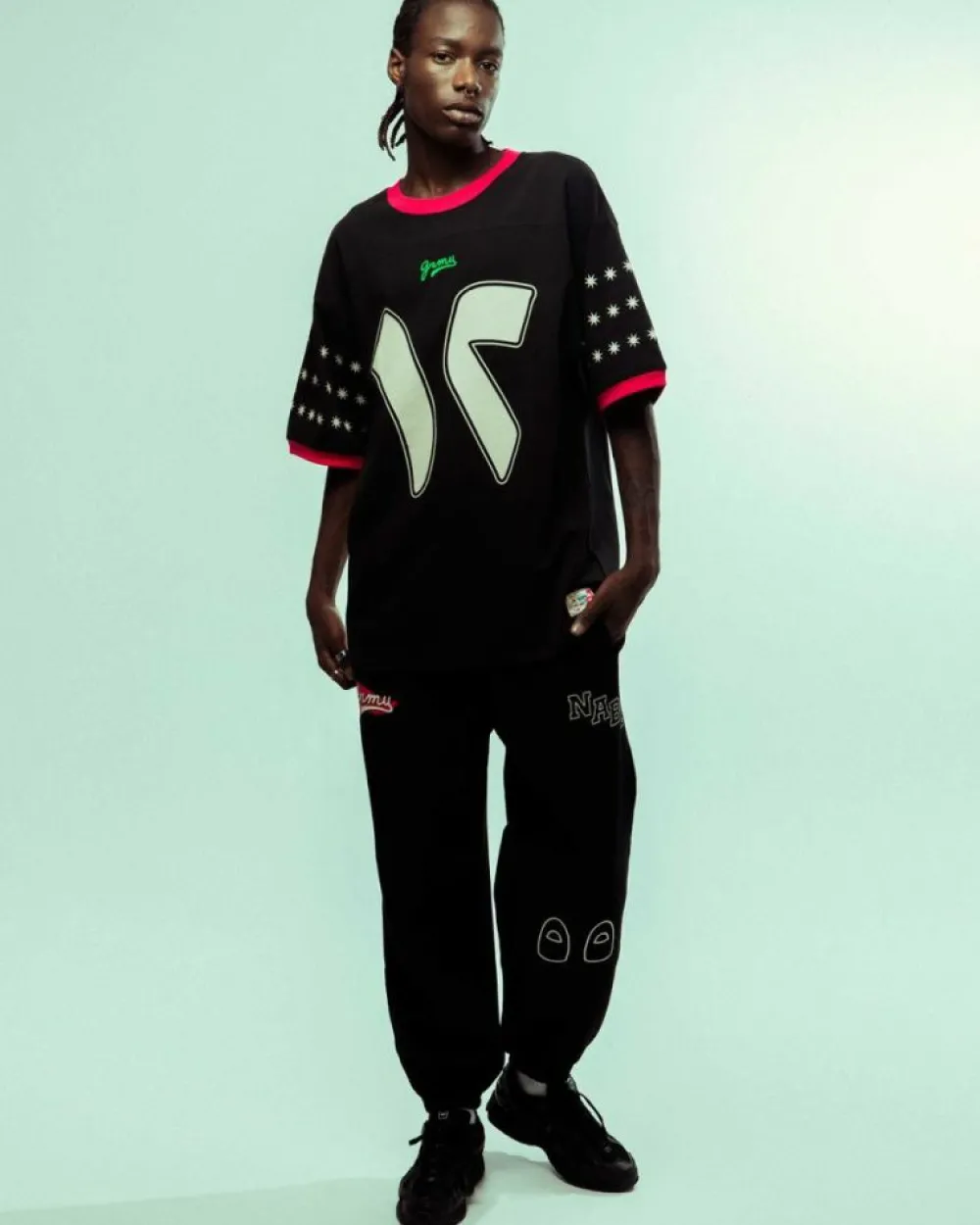 Grimey Camiseta Nablus Oversized Heavyweight - Black | Fw23 Flash Sale