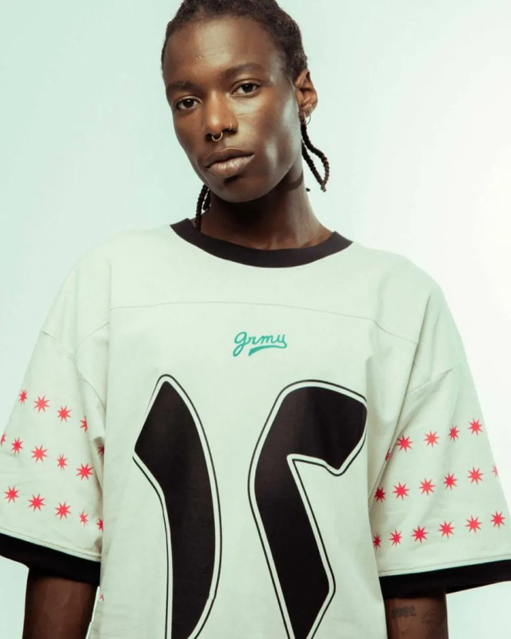 Grimey Camiseta Nablus Oversized Heavyweight - White | Fw23 Online