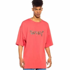 Grimey Camiseta "Nine Winds " Heavy Weight - Coral | Spring 22 Discount