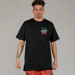 Grimey Camiseta The Bali-Hai Regular - Black | Spring 23 Outlet