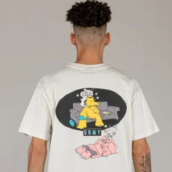 Grimey Camiseta The Basic Instinct Regular - White | Summer 23 Best Sale