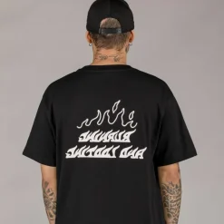 Grimey Camiseta The Burn Away Tee - Black | Winter 22 Sale