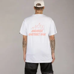 Grimey Camiseta The Burn Away Tee - White | Winter 22 Sale