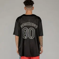 Grimey Camiseta The Clout Mesh Baseball - Black | Spring 23 Flash Sale