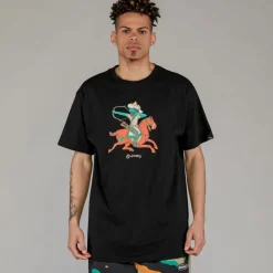 Grimey Camiseta The Clout Regular - Black | Spring 23 Cheap