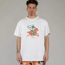 Grimey Camiseta The Clout Regular - White | Spring 23 Flash Sale