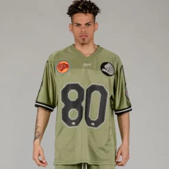 Grimey Camiseta The Clout Mesh Football - Green | Spring 23 Fashion